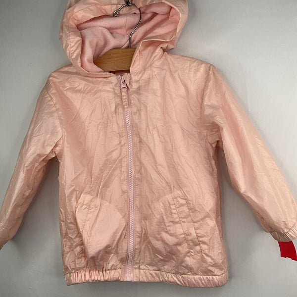 Size 18-24m: So Cute! Pink Fleece Lined Rain Coat