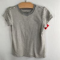 Size 4 (100): Hanna Andersson Grey/White Striped T-Shirt