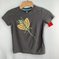 Size 7: Tea Grey/Yellow/Green Flying Lizard T-Shirt