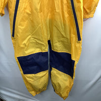 Size 5: Tuffo Yellow/Navy Muddy Buddy Rain Suit