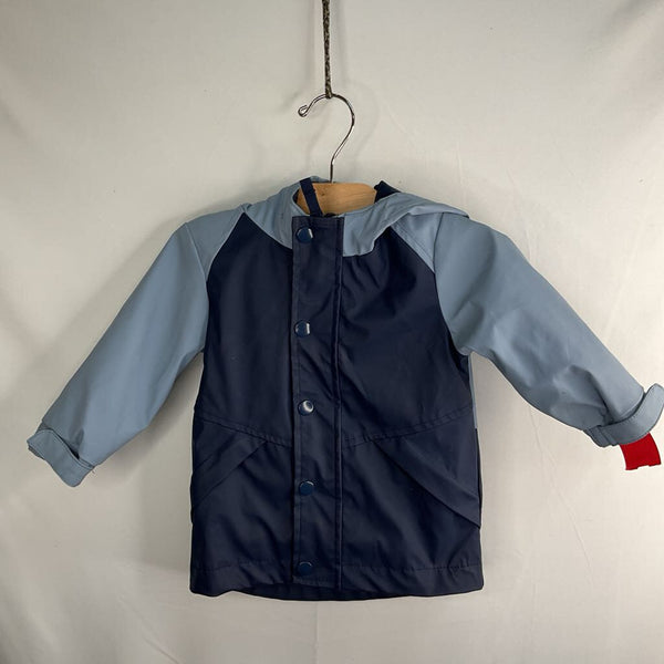 Size 12m: Cat & Jack Two Tone Blue Rain Coat