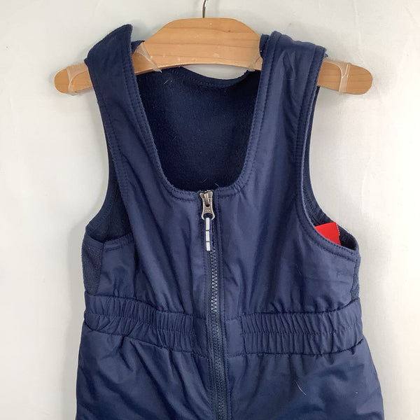 Size 3-4: Columbia Navy Fleece Lined Snow Bib