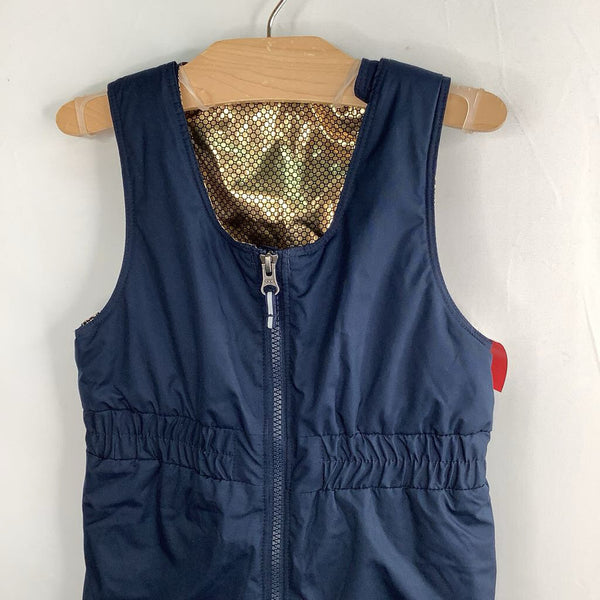 Size 4: Columbia Navy Omni-Heat Insulated Snow Bib