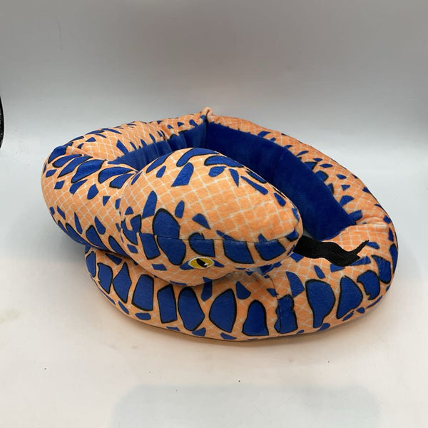 Aurora Blue/Orange Snake Plush