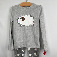 Size 7: MyFace Grey/White Rams 2pc PJs