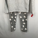 Size 7: MyFace Grey/White Rams 2pc PJs