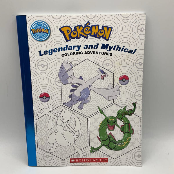 Pokemon Legendary and Mythical Coloring Adventures (paperback)