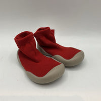 Size 5-6: Red Sock Booties