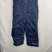 Size 4: Columbia Navy Omni-Heat Insulated Snow Bib