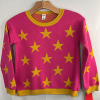 Size 8: Harper Canyon Pink/Yellow Stars Sweater