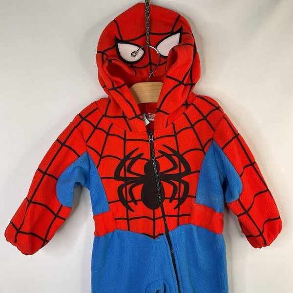 Size 6-12m: Cuddle Club 1pc Fleece Spider-Man Costume