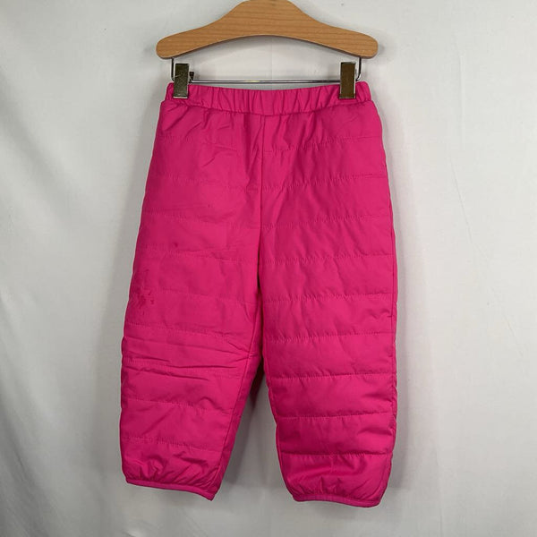 Size 12-18m: Columbia Pink/Purple Fleece Reversible Insulated Cozy Pants REDUCED