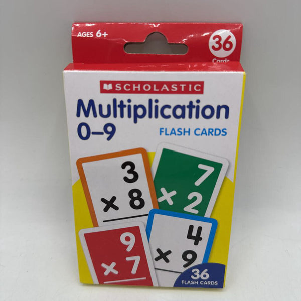 Scholastic Multiplication Flash Cards