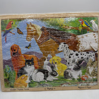 Melissa & Doug Wooden Animals Jigsaw Puzzle