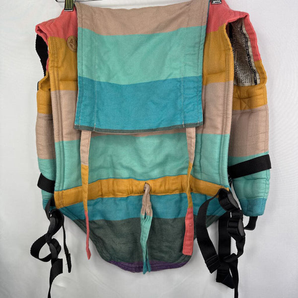 LennyLamb Colorful Striped Twill Ergonomic Carrier