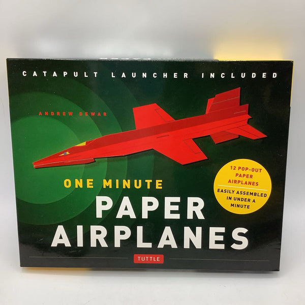 One Minute Paper Airplanes Kit: 12 Pop-Out Planes