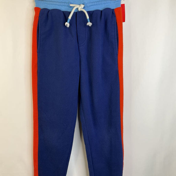 Size 9: Boden Blue/Orange Fleece Pants