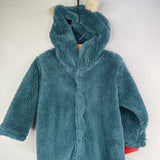 Size 12m: S+B Blue/White Teddy Ears Fleece Bunting