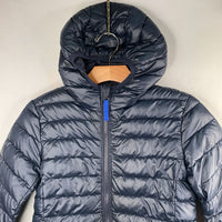 Size 8-9: Primary Navy Poly Fill Hooded Puffer Coat