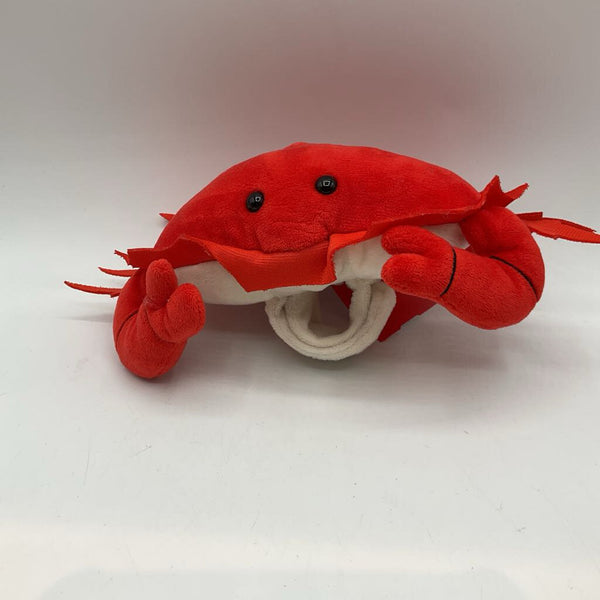 Wild Republic Red Crab Hugger Plush Bracelet