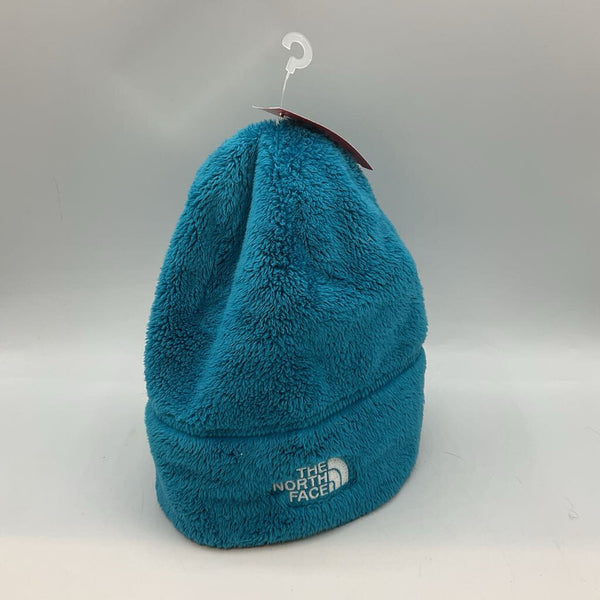 Size S: The North Face Blue Plush Fleece Beanie