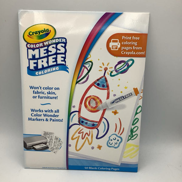 Crayola Color Wonder Mess Free Coloring Pages