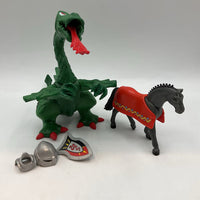 Vintage Playmobil Dragon/Knight Figurines