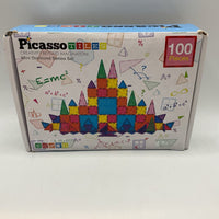 Picasso Tiles 100 PC Magnetic Tiles Magnetic Building Blocks