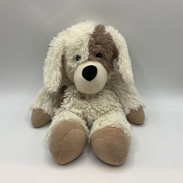 Warmies White/Brown Puppy Warming Plush