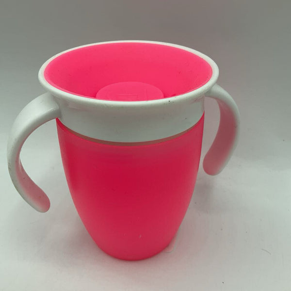 Munchkins Pink Non-Leak 360 Degree Sippy Cup