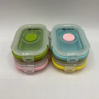 Cozihom 4pc Collapsible Silicone Food Storage Containers