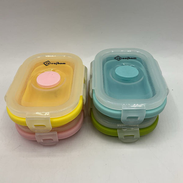 Cozihom 4pc Collapsible Silicone Food Storage Containers