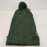 Size 4-7: Nui Green Organic Merino Wool Pom Pom Beanie