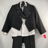 Size 6: Black/White 5pc Tuxedo