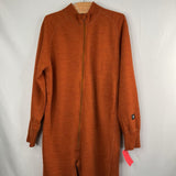 Size 6: Reima Orange Merino Wool Base Layer Jumpsuit