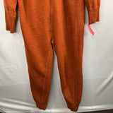 Size 6: Reima Orange Merino Wool Base Layer Jumpsuit