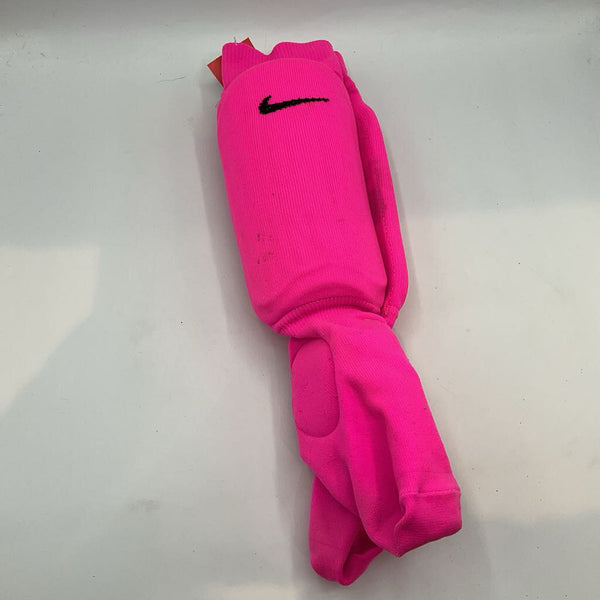 Size L/XL: Nike Neon Pink Shin Guard Socks