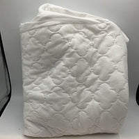 White Crib Mattress Protector