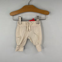 Size Preemie: Amazon Off-White Cozy Pants