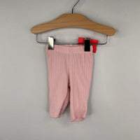 Size Preemie: Carter's Pink Ribbed Cozy Pants