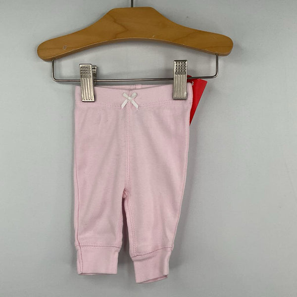 Size Preemie: Carter's Pink Cozy Pants