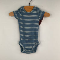 Size Preemie: Carter's Blue/White Striped Onesie