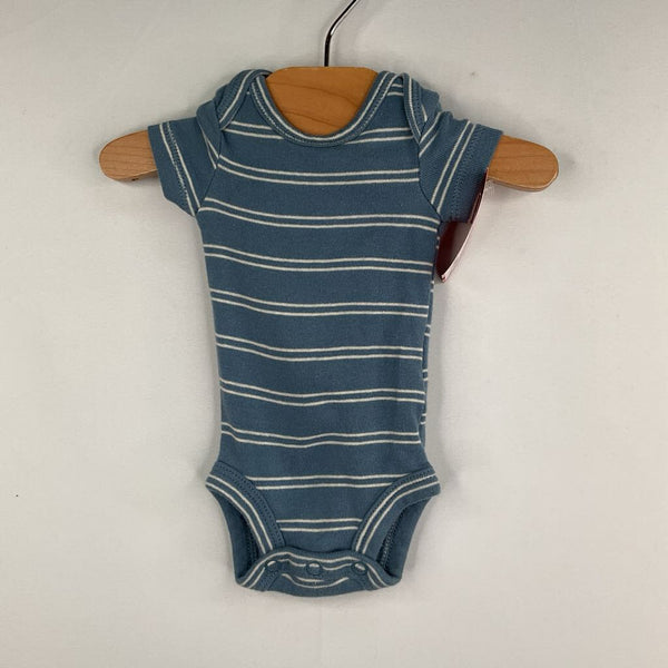 Size Preemie: Carter's Blue/White Striped Onesie