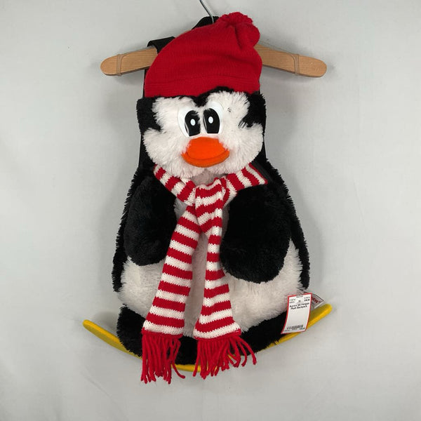 Aurora Ski Penguin Plush Backpack