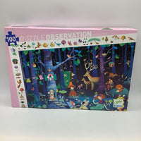 Djeco 100pc Observation Enchanted Forest Puzzle