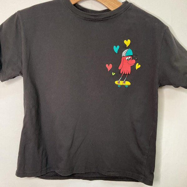 Size 8-9: Zara Black/Colorful Skate Pals T-Shirt