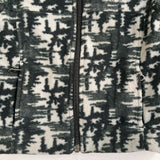 Size 2: Columbia Black/Grey Print Fleece Zip-Up Coat REDUCED