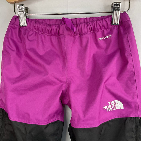 Size 3: The North Face Purple/Black Mesh Lined Rain Pants