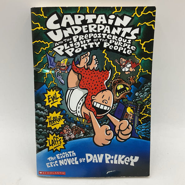 Captain Underpants and The Preposterous Plight of the Purple Potty People (paperback)