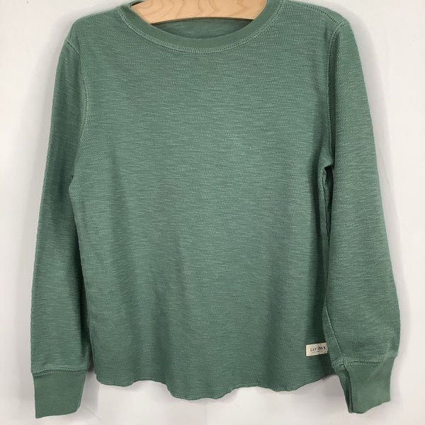 Size 6-7: Gap Green Thermal Long Sleeve Shirt